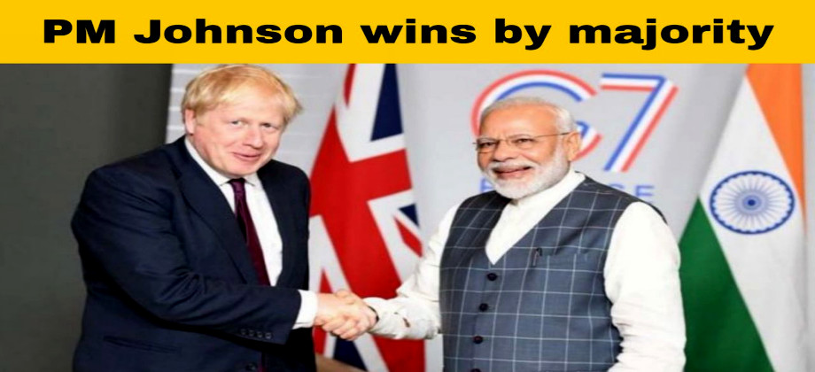 PM Johnson wins by majority, pays path for Brexit..
